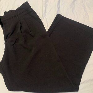 GAP Women's Black High Rise Wide Leg Trousers Size 12